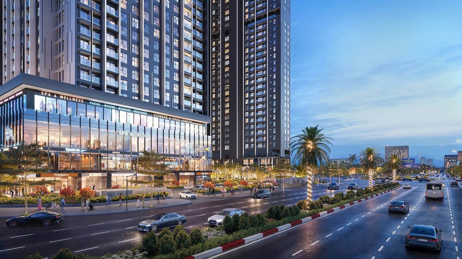 shophouse khối đế chung cư Taseco Trung Văn